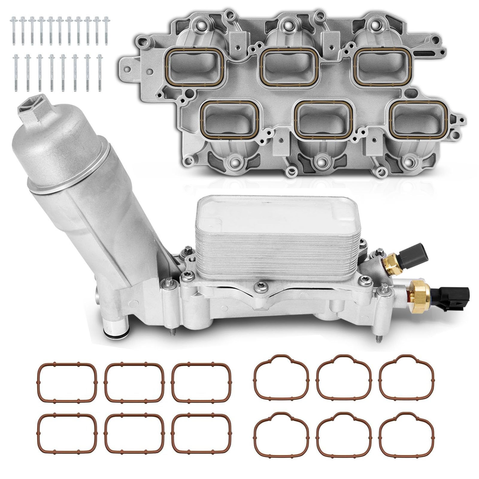 Snapklik.com : Upgraded Full Aluminum Engine Lower Intake Manifold