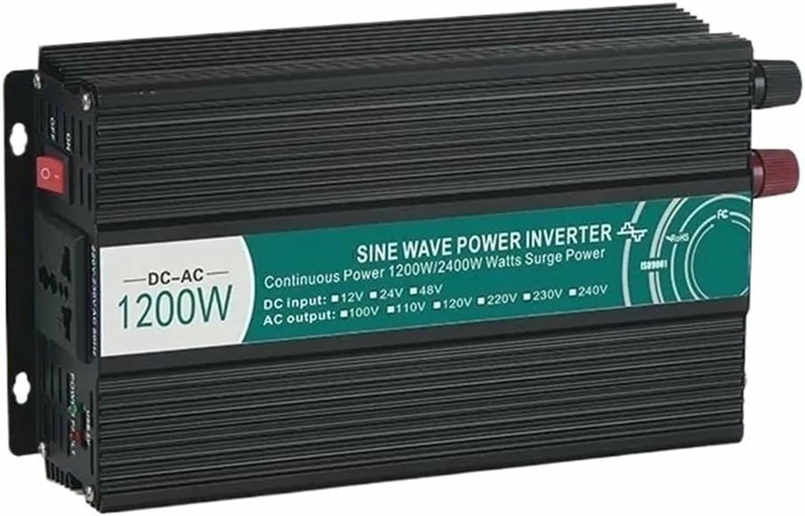 Onduleur de puissance 12V 220V pour l'autonomie électrique de votre maison