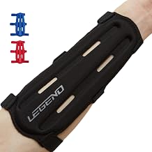 LEGEND Armguard XT Archery Arm Guard - Vented Design in Thermo Shaped EVA Foam - Forearm Guard with Full Coverage & Total Protection, High-Density Adjustable Elastic Straps with Quick-Release Buckles