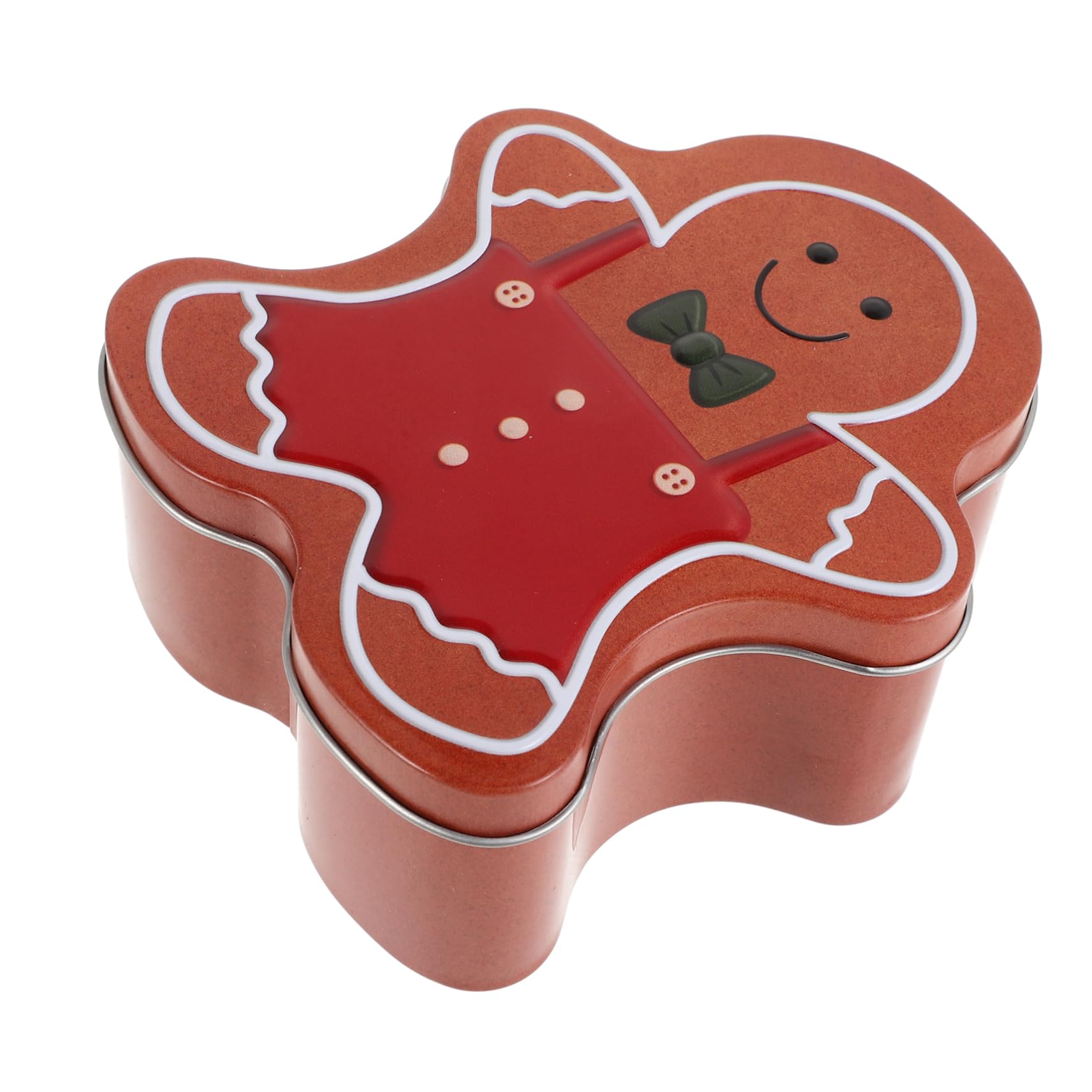 SUPVOX Metal Cookie Tins Christmas Biscuit Box Holiday Cookie Containers Easy to Clean