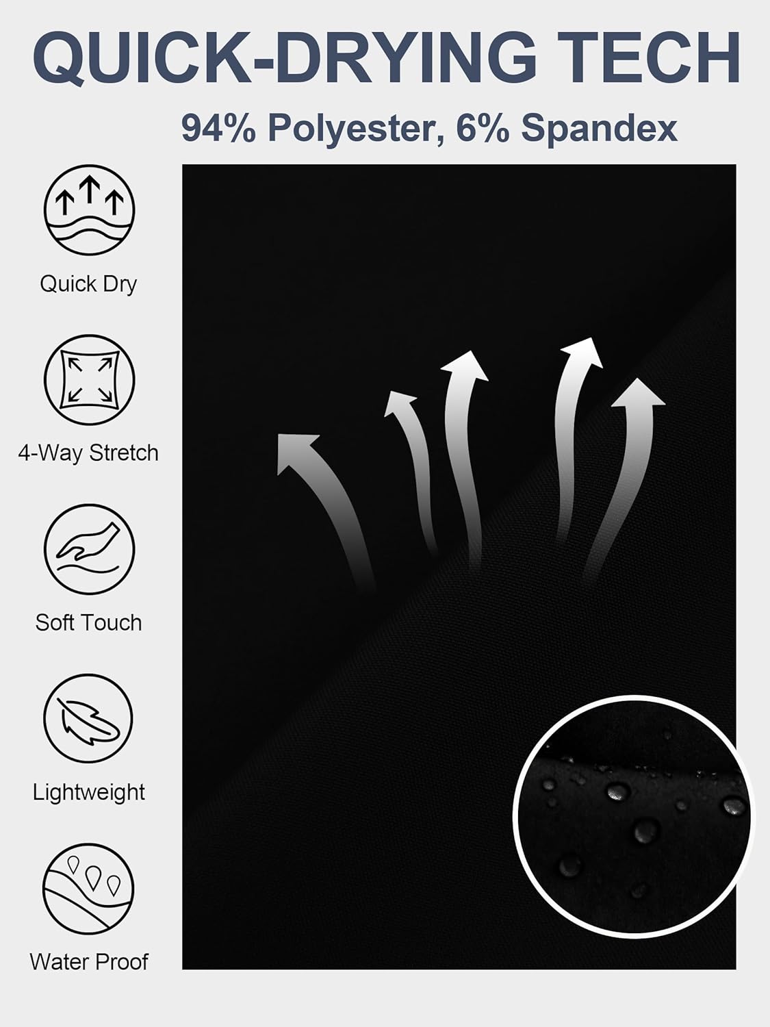 Mens Big and Tall Swim Trunks with Mesh Liner Quick Dry Bathing Suit Board Shorts for Men Plus Size XL-8XL - Image 4