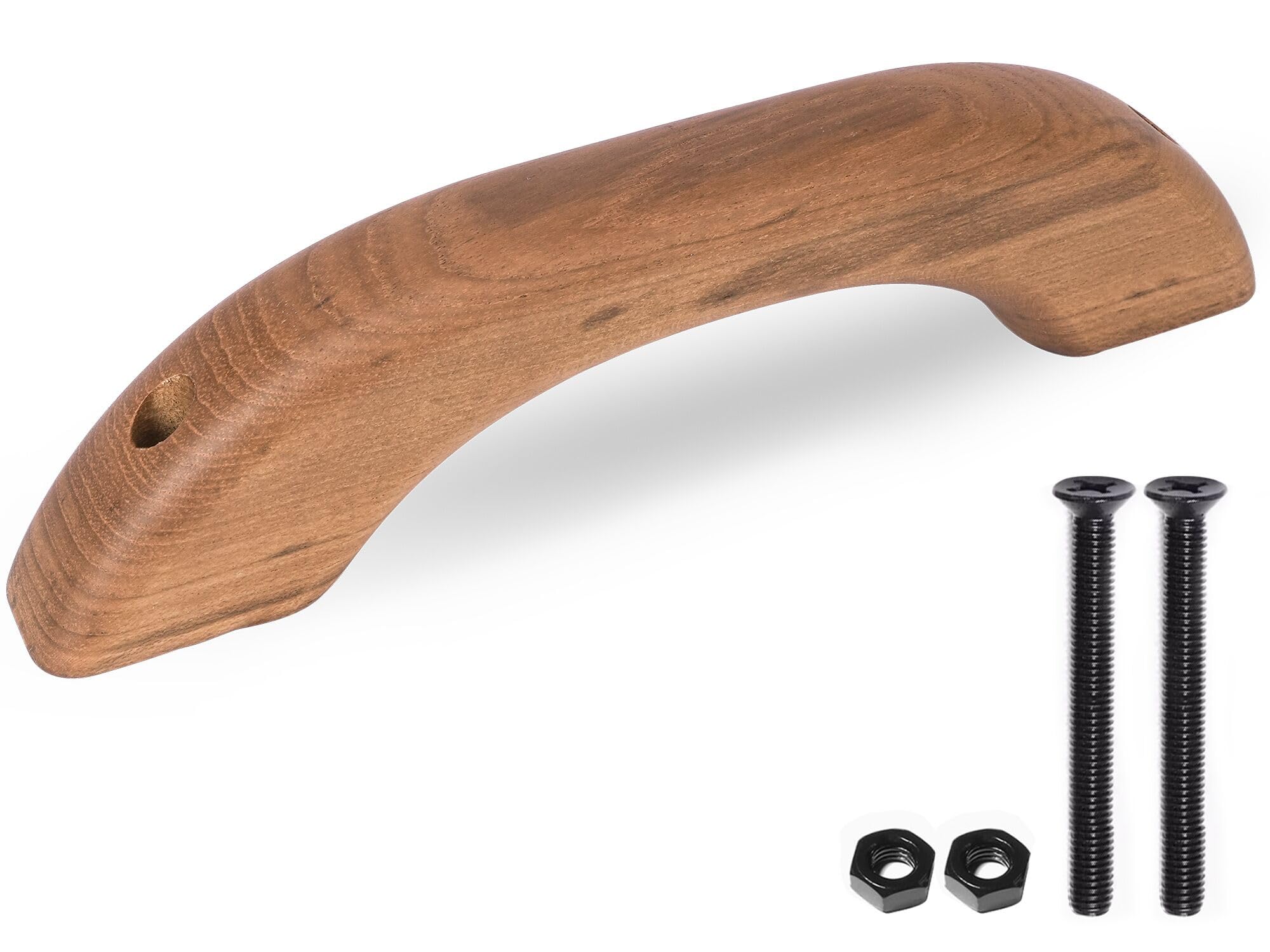 TUNORD Teak Wood Handle Grab Handrail for Boat and RV