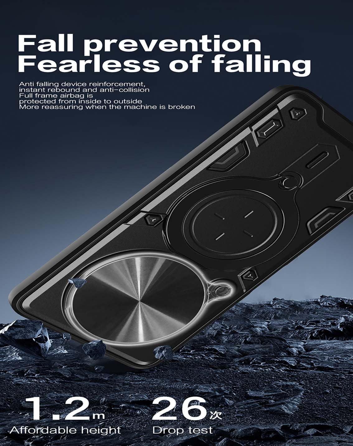 BORYA Funda Para Xiaomi Redmi 15C 4G, Antigolpes PC+TPU Silicona