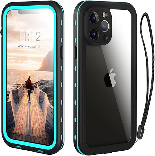 Miniatura 15 de Funda para teléfono impermeable Compatible con iPhone 17 Pro, funda de cuerpo completo IP68 impermeable a prueba de golpes y polvo con protector de