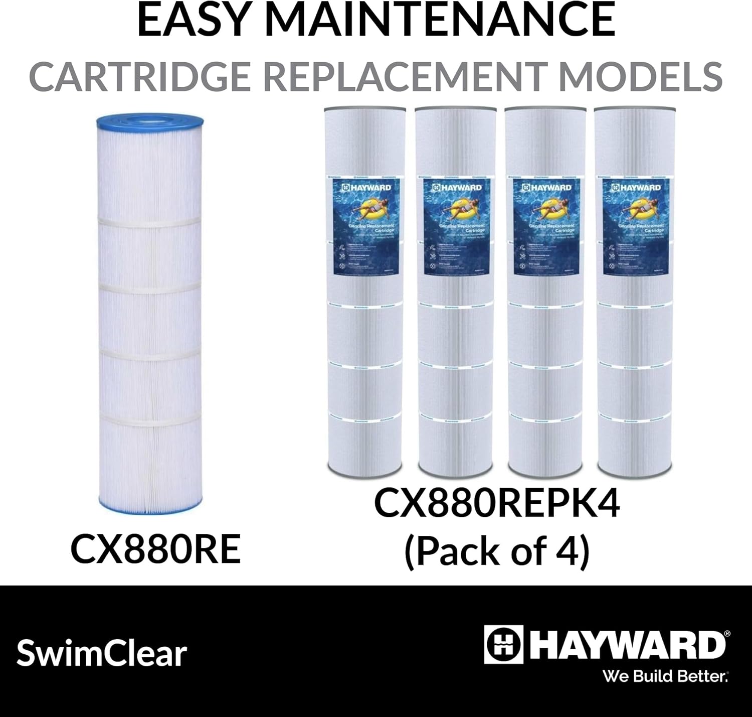Hayward W3C4030 SwimClear Cartridge Pool Filter, 425 Sq. Ft., Inground Pool Filter