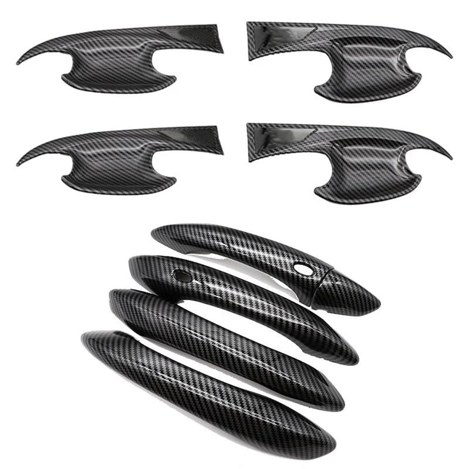Nmjlqw Style 3 Auto Parts Exterior Door Handle Covers Styling Stickers Decorative For Hyundai For Tucson Nx4 2021-2024(Style 3)