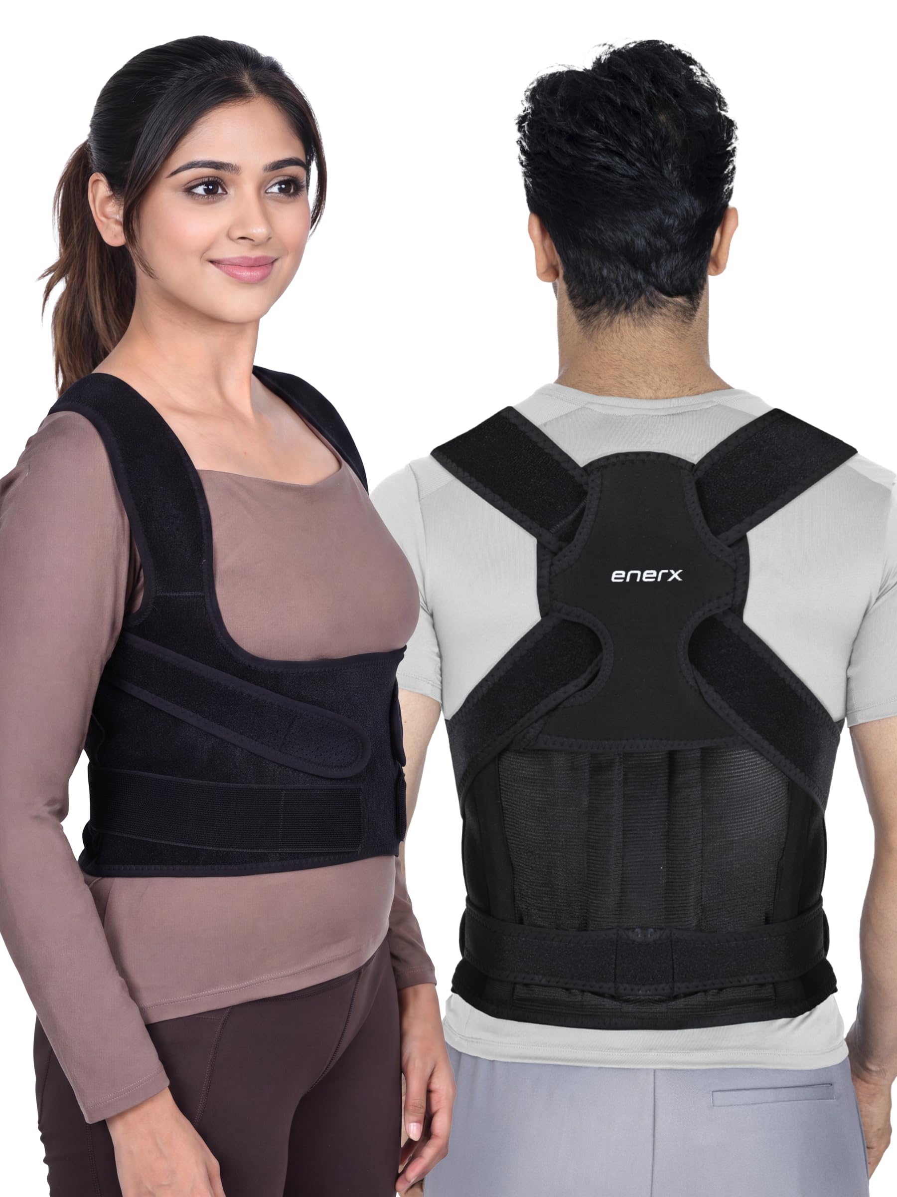 X-Cross Neoprene Posture Corrector Belt for Men & Women – Back Support Belt for Pain Relief, Back Straightening Brace Support for Spine Alignment, Adjustable Strap, Universal-image-25