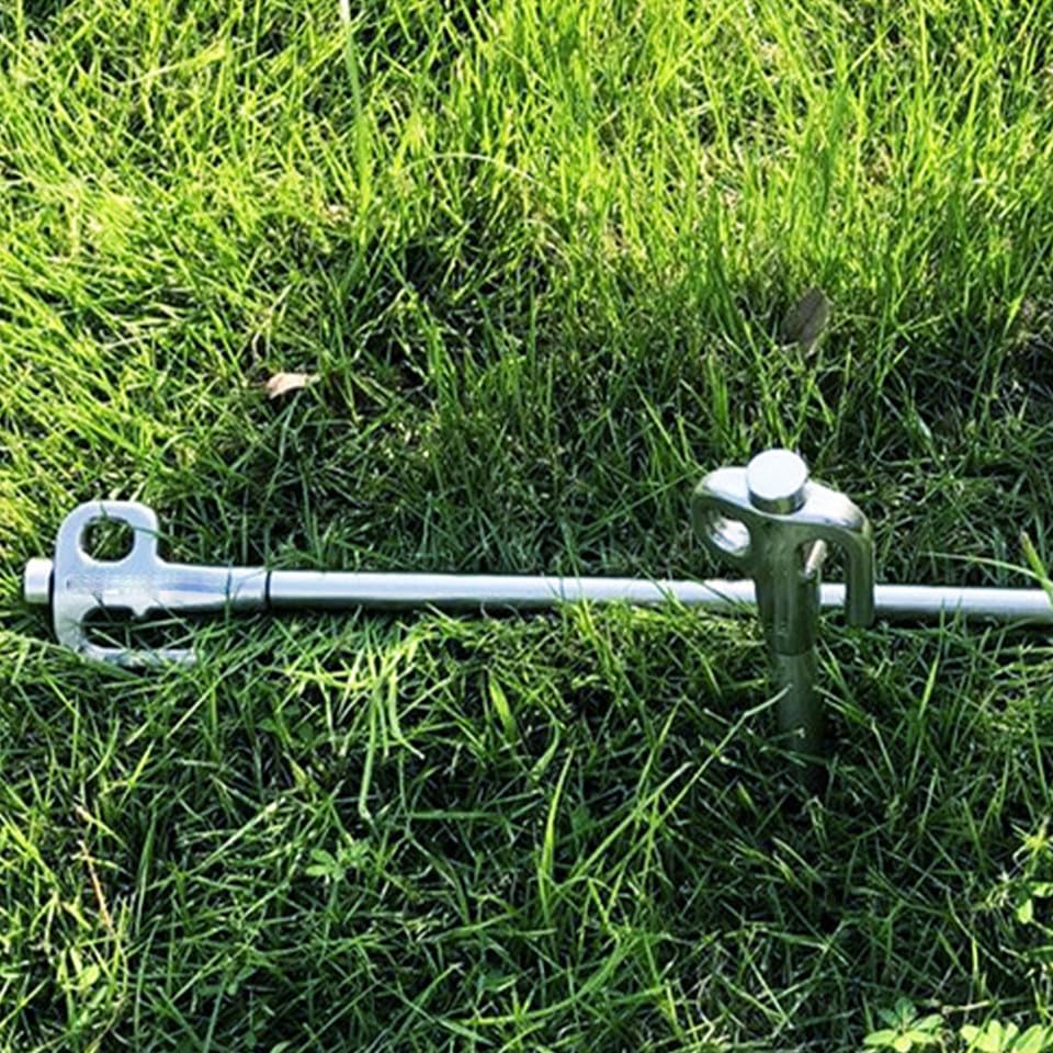 Estacas para fijar tiendas de acero inoxidable de alta resistencia para camping en montaña 5