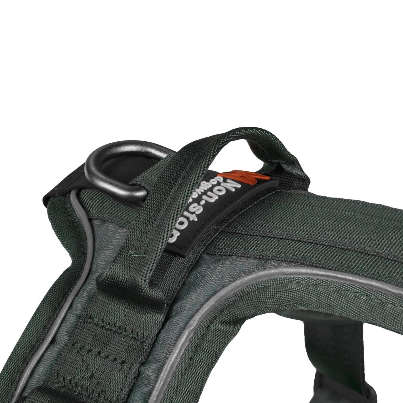 Non-Stop Dogwear Ramble Harness, Black/Orange - S - Image 2
