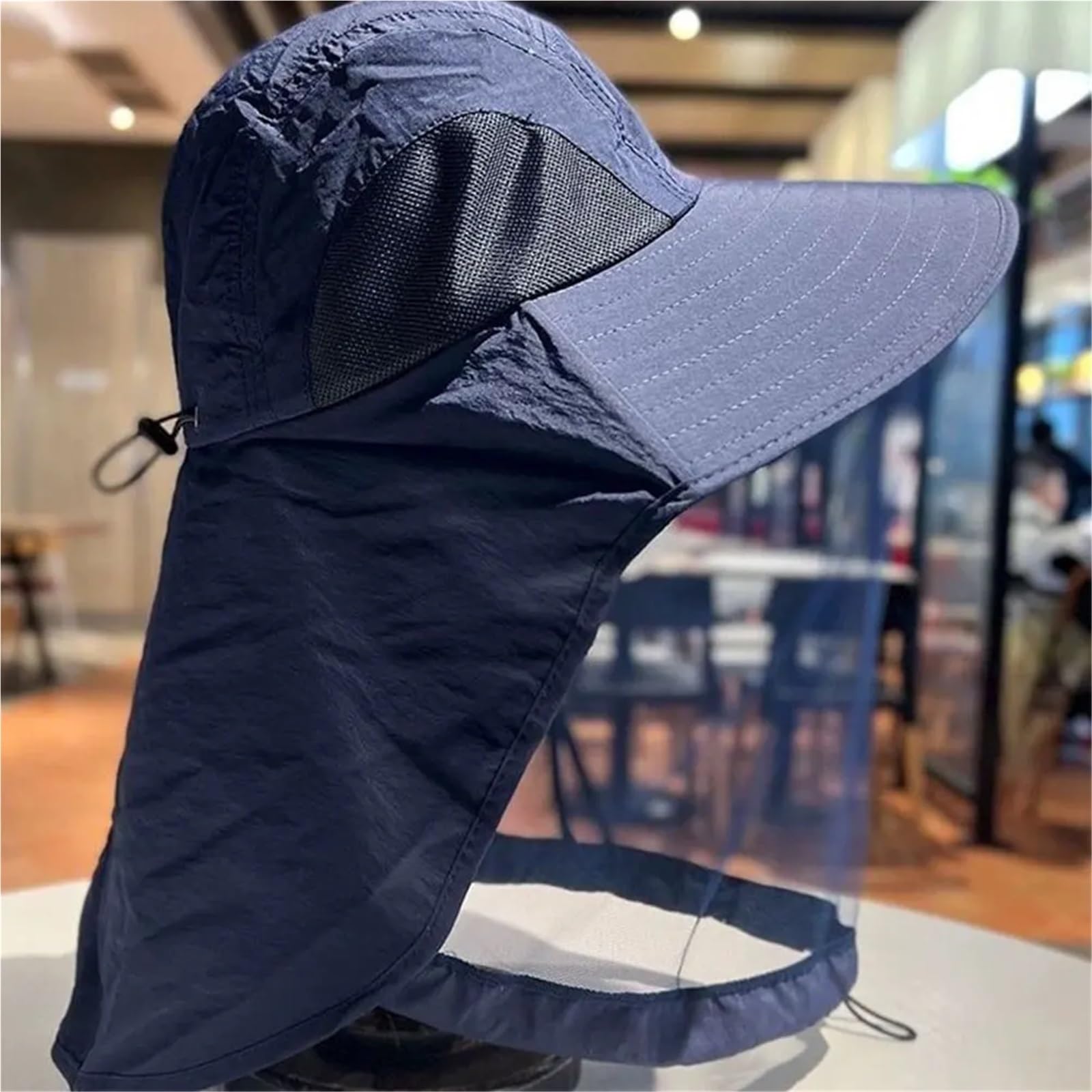 Cappello con zanzariera da esterno, Cappello a rete con testa di moscerino multicolore 1/2 pezzi pieghevole traspirante da pesca all'aperto(2pcs Gray)