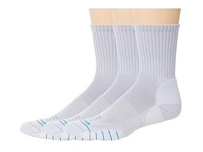 Eurosock Slam Silver Crew 3-Pack Crew Cut Socks Shoes Grey : SM (US Men