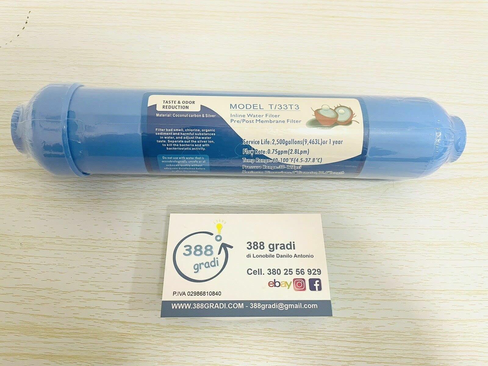 Depuratore purificatore ultrafiltrazione 7 stadi con UV acqua potabile rubinetto