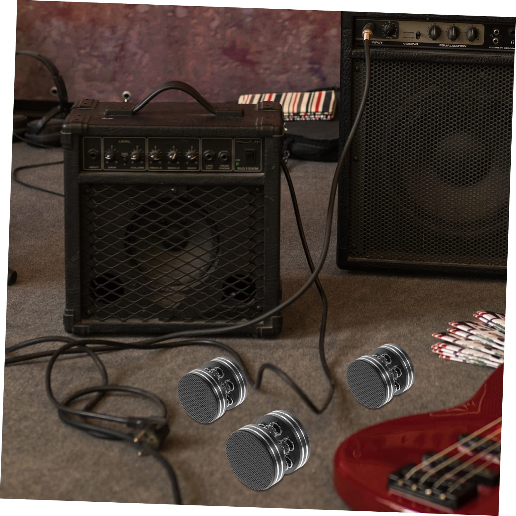 Mikikit 12pièces Isolation Pour Haut-parleurs Tapis Vibrations