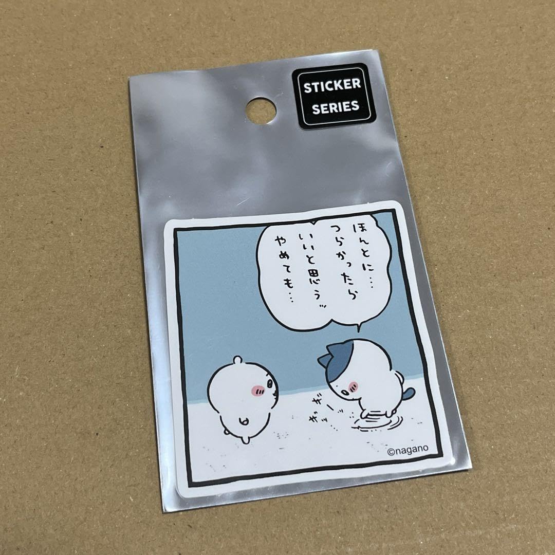 ハチワレ ちいかわ×MLB TOKYO SERIES ダイカットステッカー⑧ハチワレ