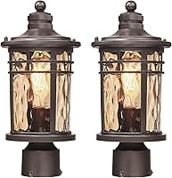 Vista 13 de Darkaway Luces de Poste para Exteriores Postes de Lámpara Iluminación para Exteriores, Luces de Poste de Aluminio Impermeables Accesorios