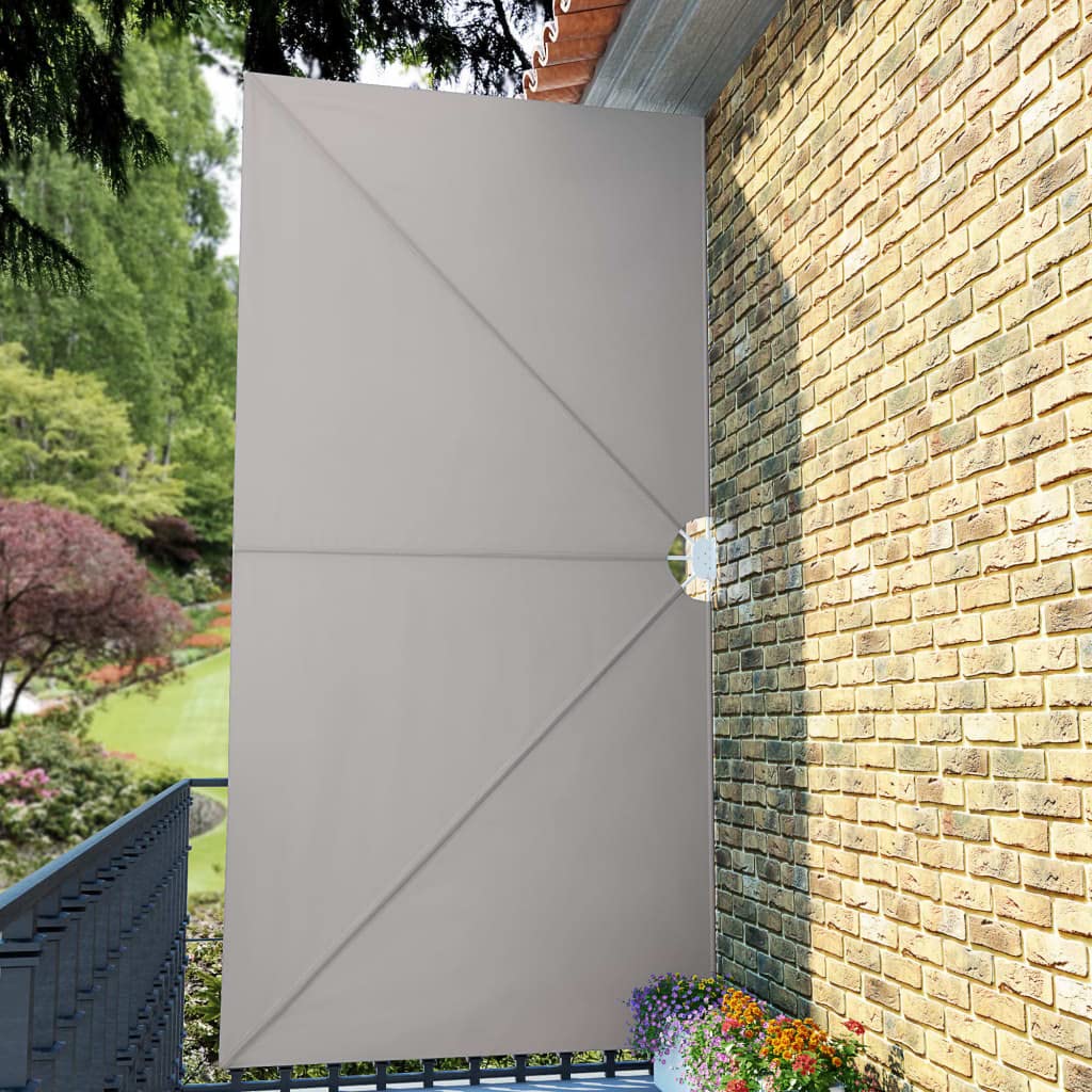 Auvent latéral Pliable de Terrasse Crème 400x200 cm Jardin