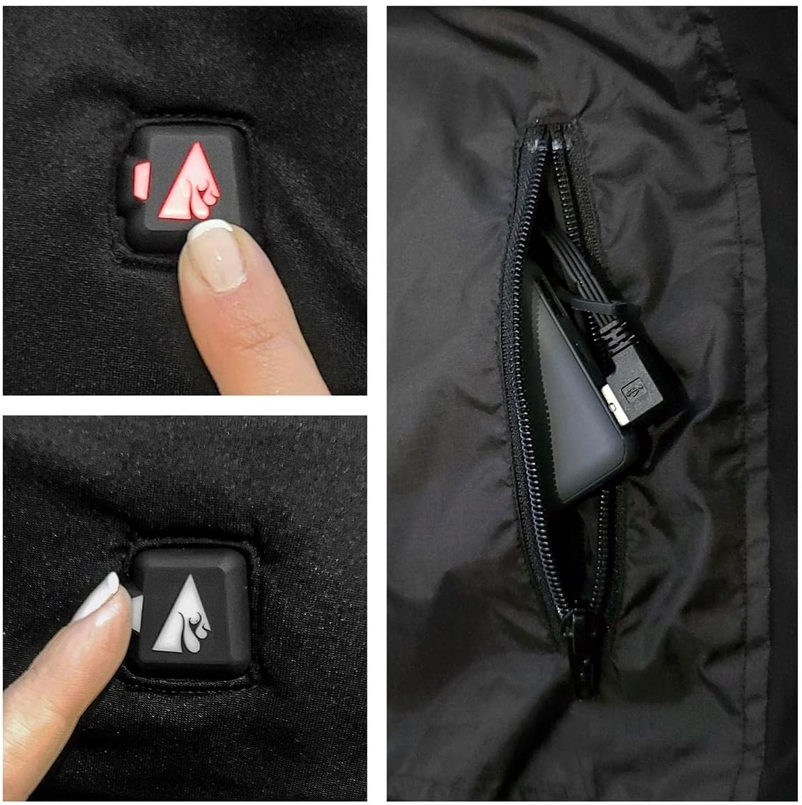ActionHeat 5V Heated Vest Liner, Wear under any Jacket, Electric Vest for Hiking, Hunting, Outdoors, Motorcycle, Work