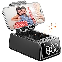 Birthday Gifts for Men Women-Bluetooth Speaker with HD Sound, Stocking Stuffers White Elephant Gifts for Adults, Kitchen Gadgets for Anniversary Idea Gift for Dad Mom Husband Wife(Black)