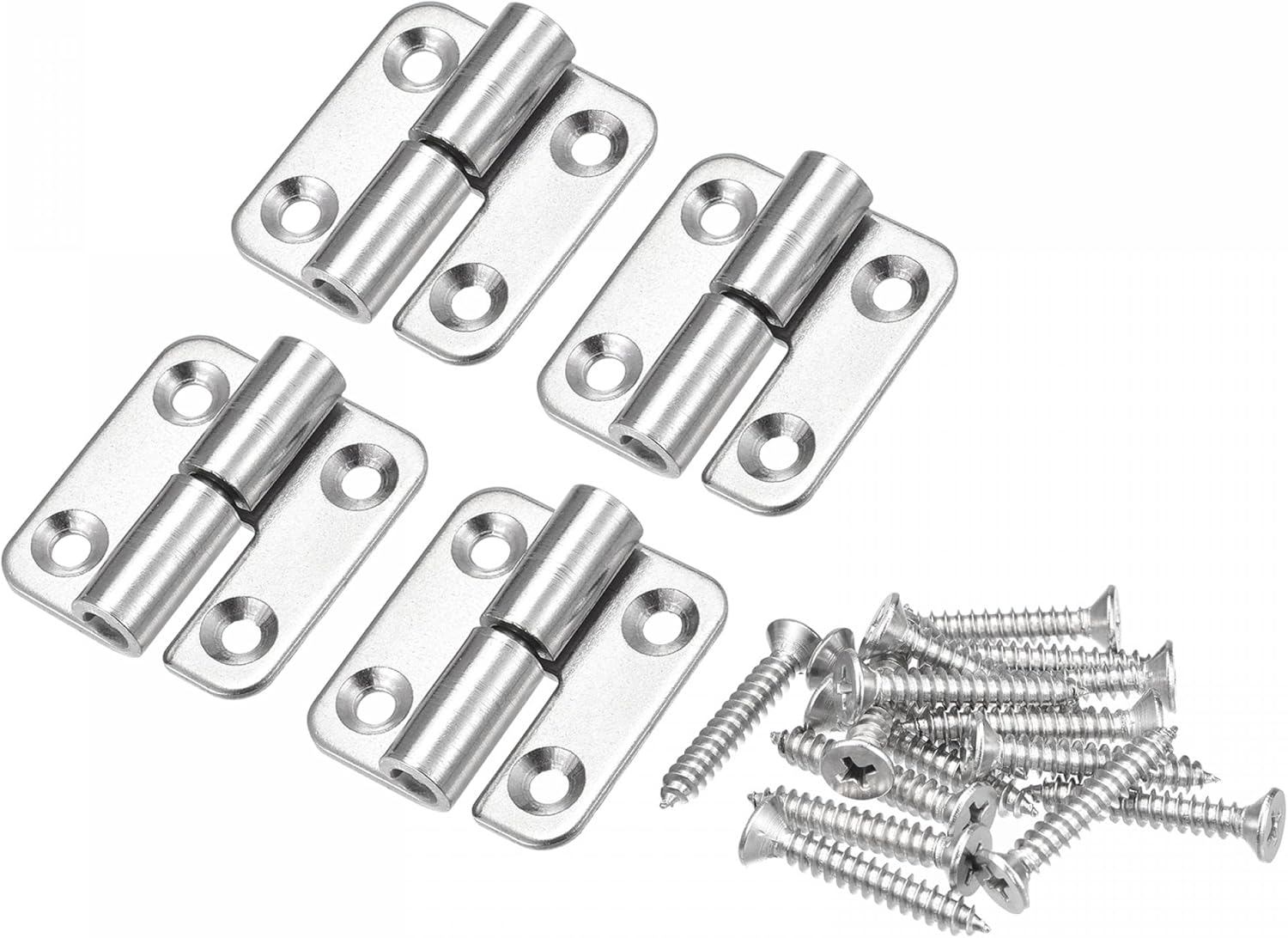 uxcell Lift Off Hinge, 1.5" 304 Stainless Steel Left Detachable Small