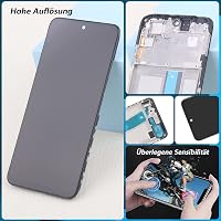 RongZy Xiaomi Redmi Note 11 LCD Kijelző és Érintőpanel Csere Kerettel - Fekete Színben, Szerelő Eszközökkel, Kompatibilis 2201117TG/TI/TY/TL 5
