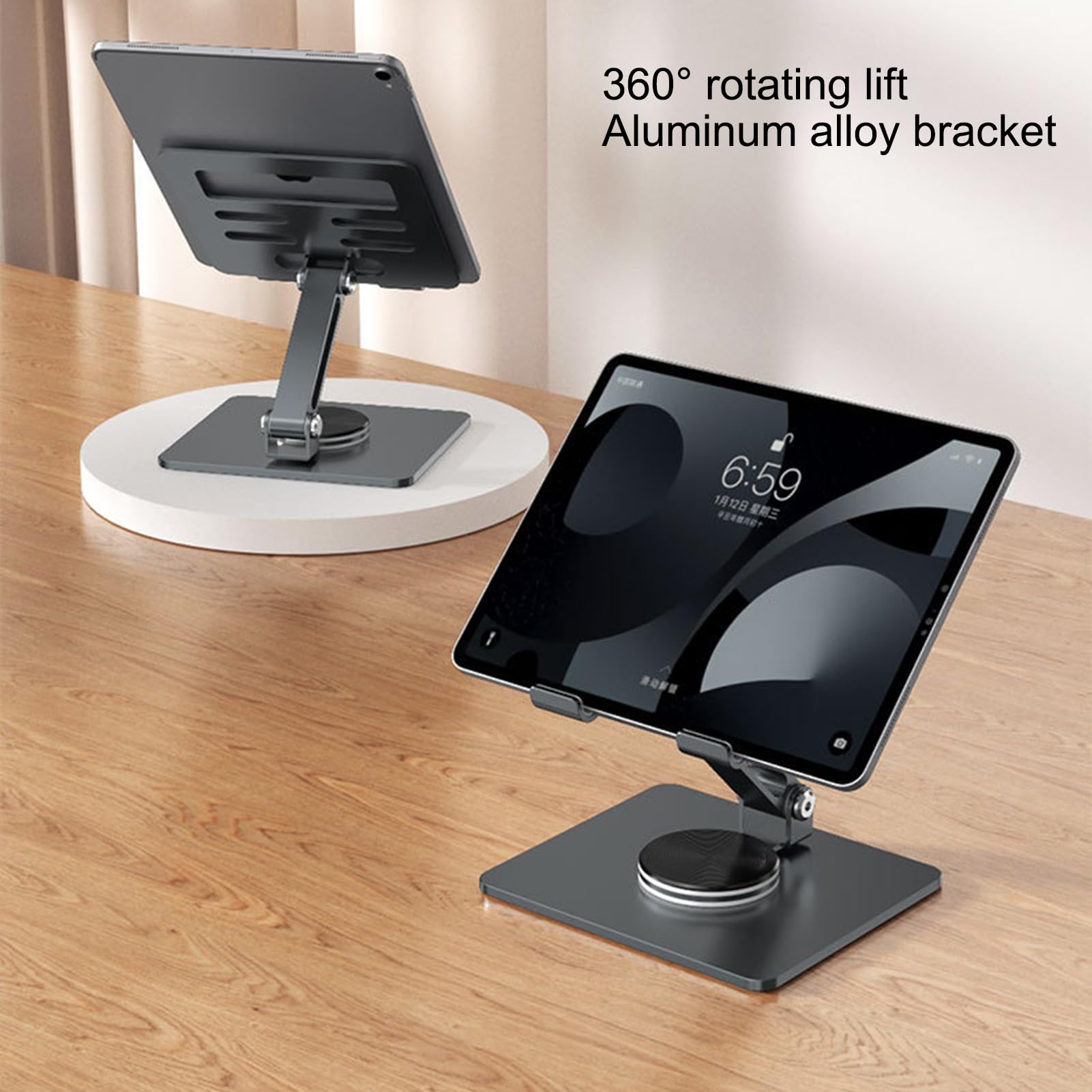 Regulowany na tablet stacjonarny, Regulowany na tablet stacjonarny Obrotowy