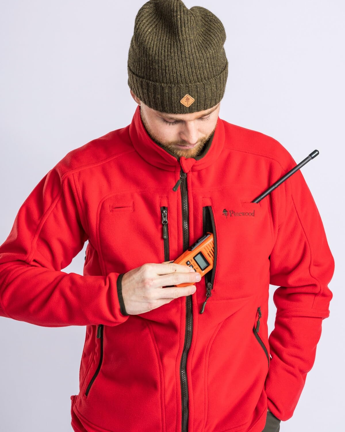 Pinewood Furudal - Forro polar reversible para hombre, para senderismo, senderismo, caza, deportes de perro y muchas actividades al aire libre