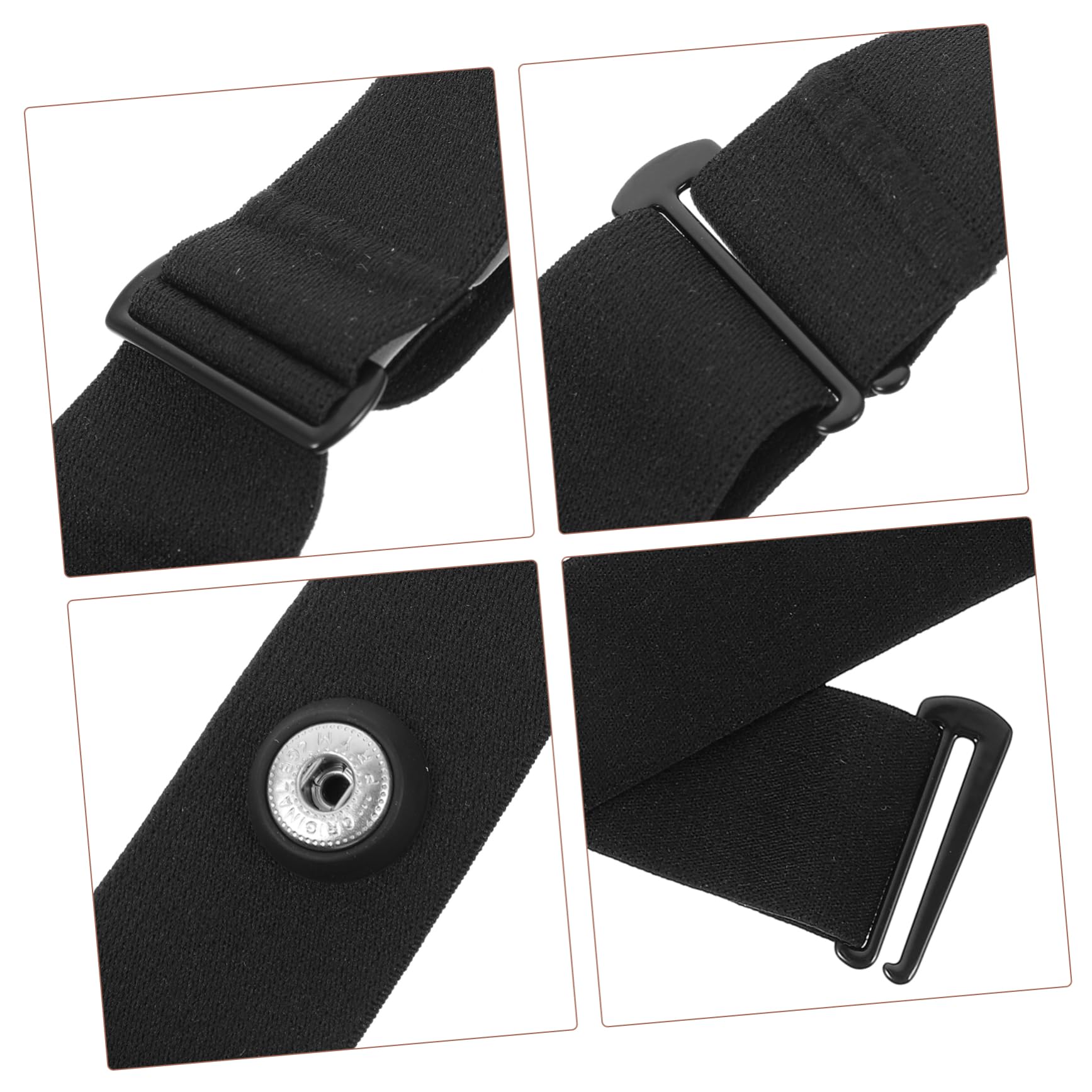 Ipetboom 5pièces Moniteur De Cardiaque Sangle Élastique De Sport Capteur De Cardiaque Ajustable Et Confortable Pour Entraînements