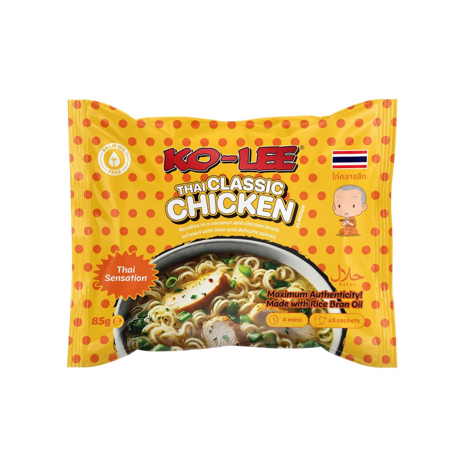 Ko-Lee Taste Sensation Instant Noodles Classic Chicken Flavour 85g | Pack of 10