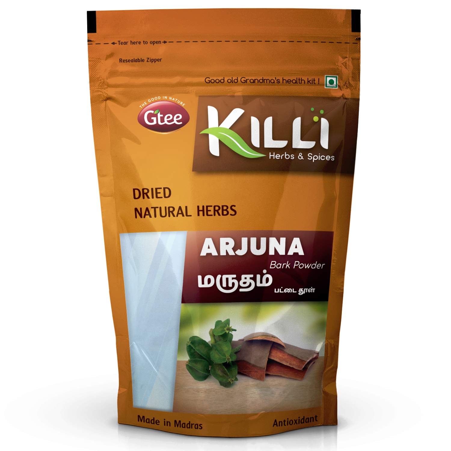 KILLI Arjuna | Marutham | Terminalia arjuna | Arjun Bark Powder, 100g (B07WHMPN72) Amazon Price History, Amazon Price Tracker