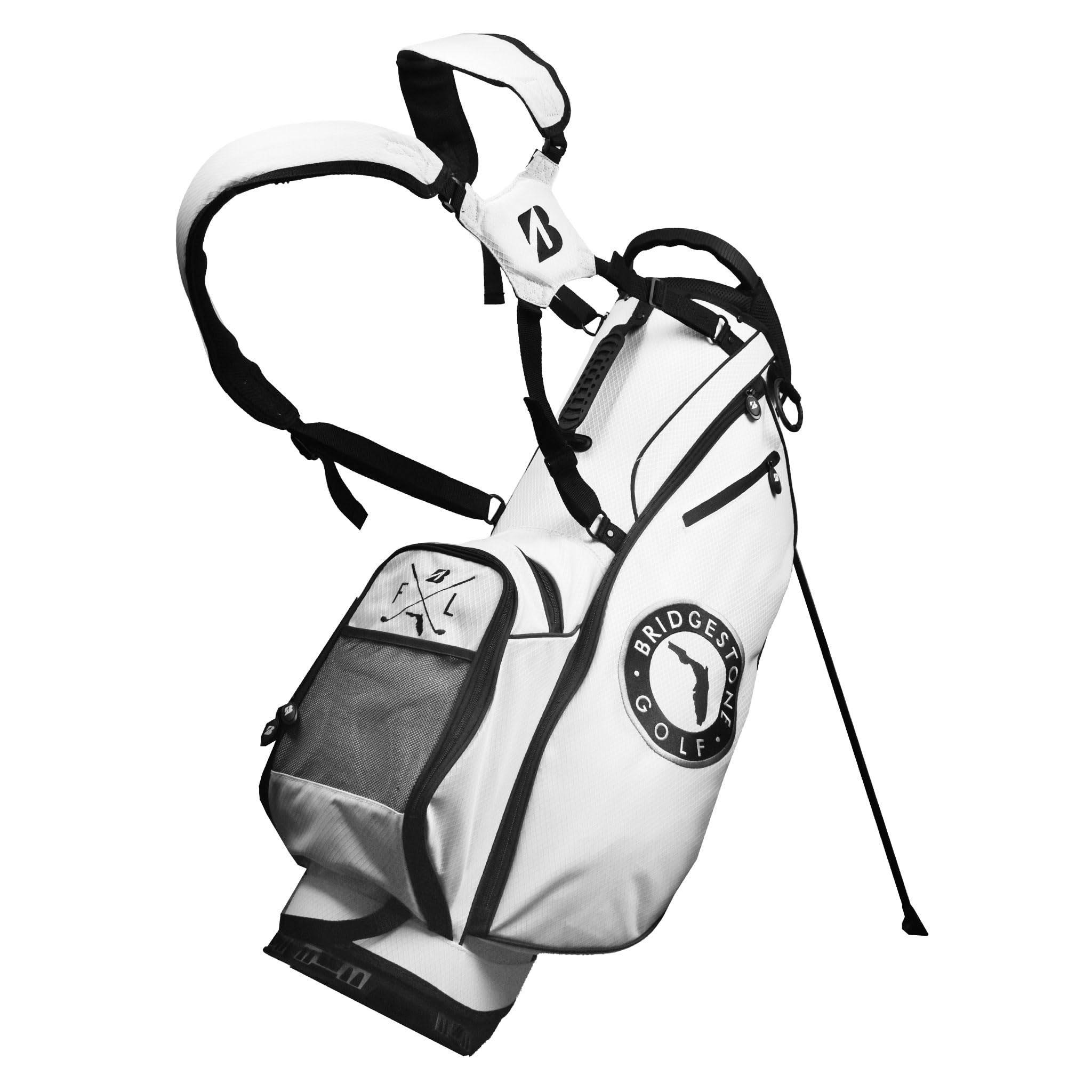 BRIDGESTONE GOLF ダッフルバッグ ホワイト Amazon.com : Bridgestone Golf State Collection Stand Bag