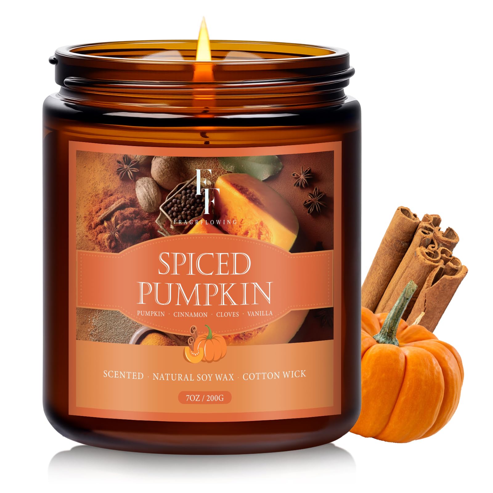 Spiced Pumpkin Soy Candle