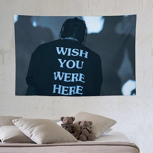 Miniatura 6 de NOsawa Tapiz Singer Travis Scott Rapero Álbum de Música Tapices Arte Decoración de la Pared del Hogar Póster Colgante Póster Impresión Imagen Sala