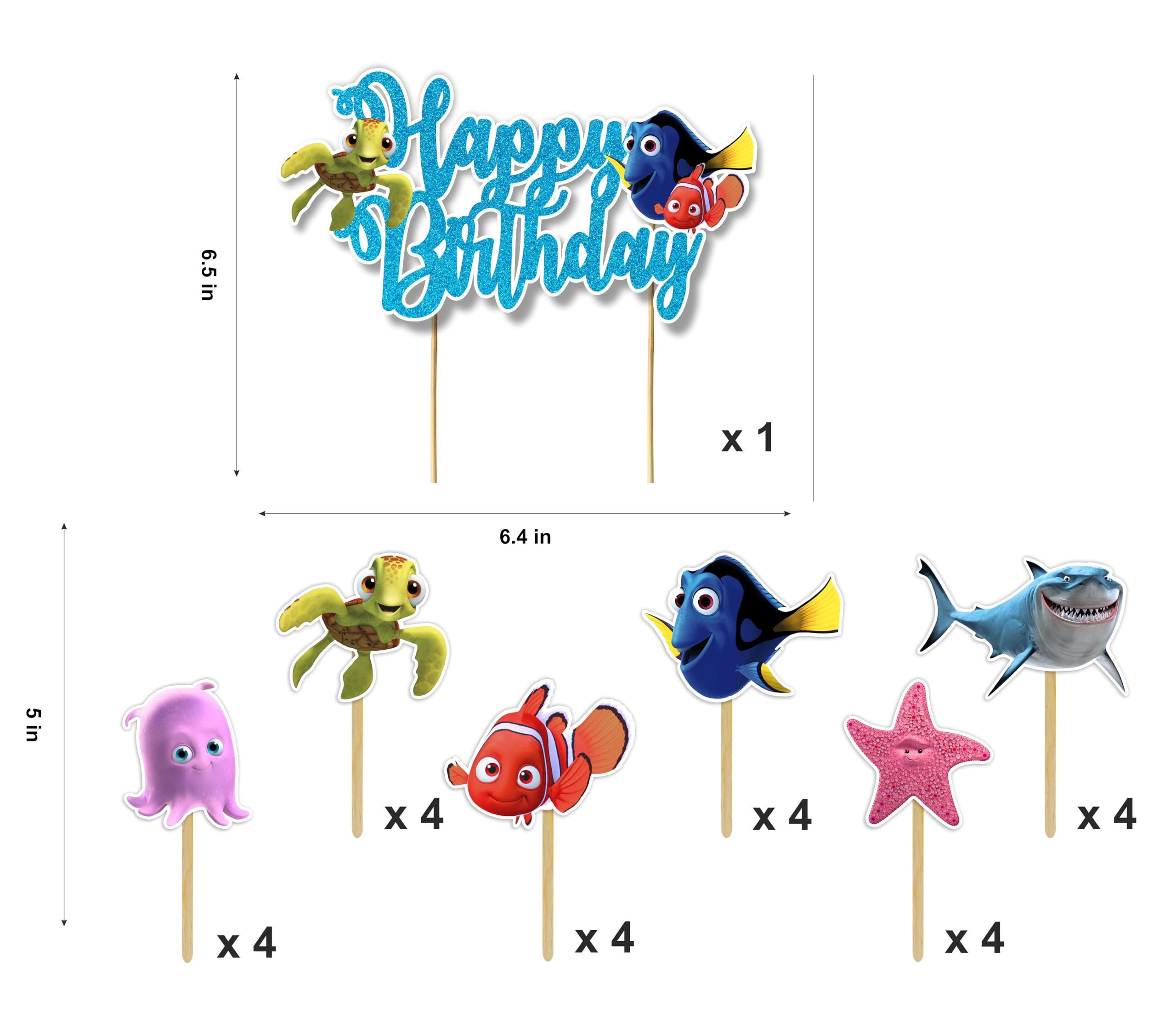 Seyal® Findng Nmo Theme Birthday Party Supplies