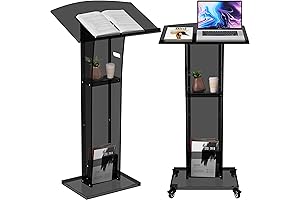 Modern Acrylic Podium Pulpit Stand