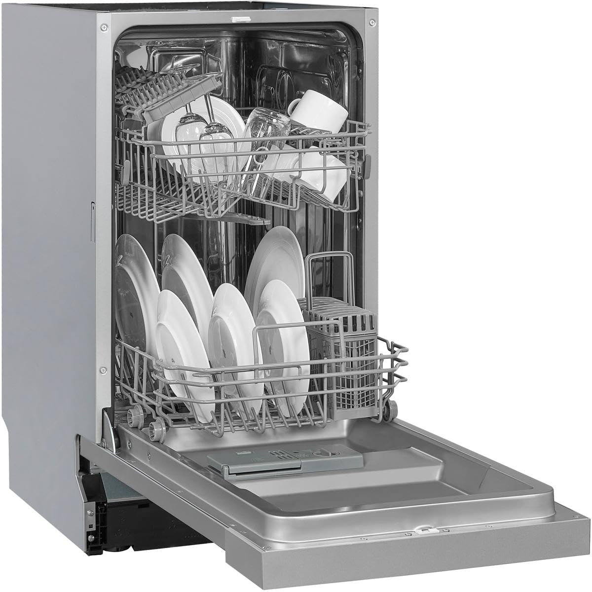 Exquisit Einbaugeschirrspüler EGSP9309-EF-030E 45 cm 9 Maßgedecke 7 Programme Unterbau Geschirrspüler