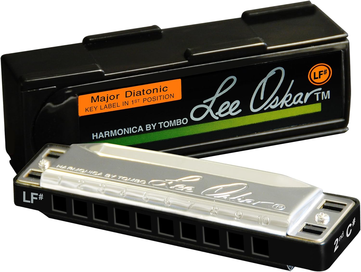 Lee Oskar Major Diatonic Harmonica Key of Low F# (1910-LOWFSHRP)