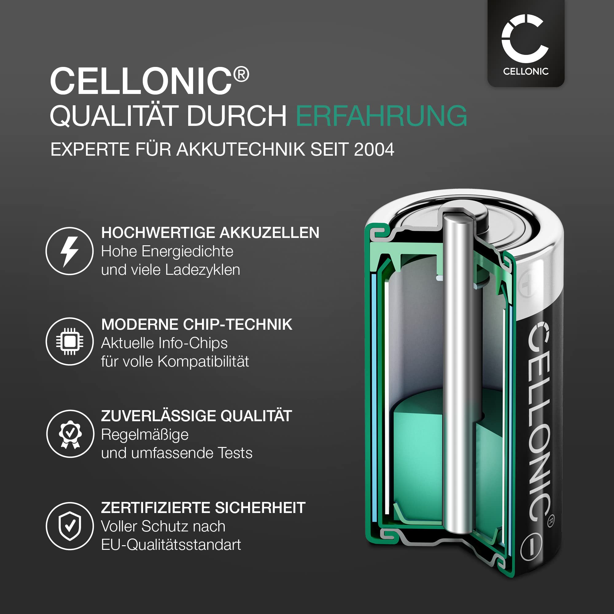 CELLONIC 1x Akku für Lautsprecher Kompatibel mit Ultimate Ears UE MegaBoom 1, S-00147, Kompatibel mit Logitech 533-000116 - (3400mAh, 7.4V)