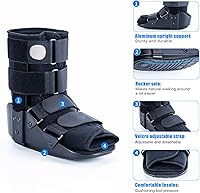 Vista 9 de kefit Bota de fractura para pie roto, esguince de tobillo, talla M