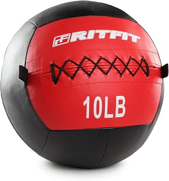 RitFit Soft Medicine Ball / Wall Ball لتدريبات القوة والتكييف ، التدريب الأساسي