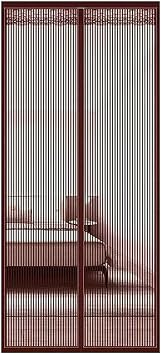 Magnetic Door Screen 35x76in, Door Net Screen Magnetic Closure for Front Back Single Door, Magnet Screen Door Curtain, Self-Closing Magnetic Curtain, Magnet Screen for Patio Door