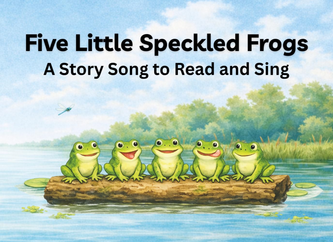 Five Little Speckled Frogs – Sing Along Picture Book: Story Songs to Read and Sing – Picture Book with a Song for Preschool and Kindergarten (Story ... Read, and Learn for Classroom and Homeschool)