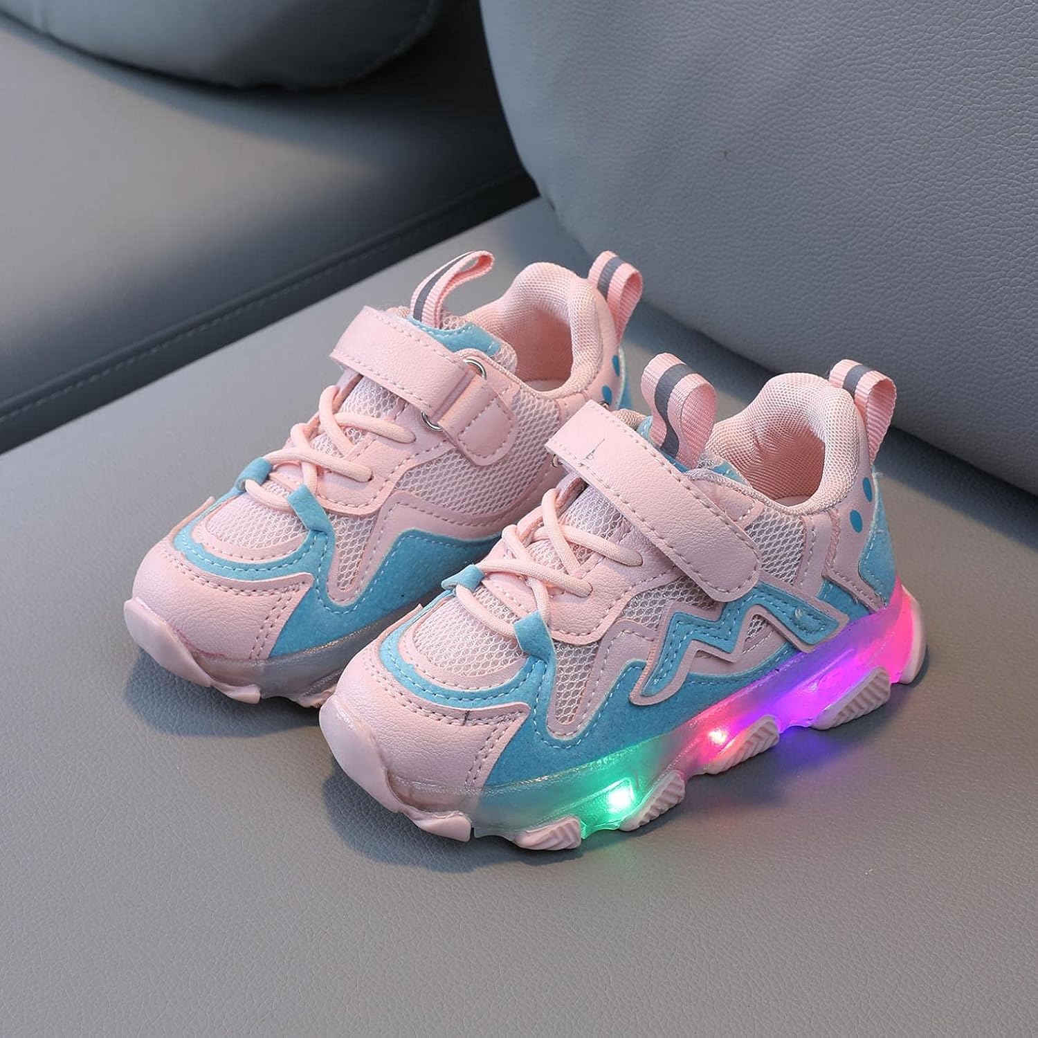Baby Boys Girls Trainers Led Light Luminous Running Sport Shoes Children Flashing Lightweight Sneakers Outdoor Trekking Slip On Casual Shoes Kids Carnival Fashion Party Shoes for 12 Months-6 Years : Clothing, Shoes & Jewelry
