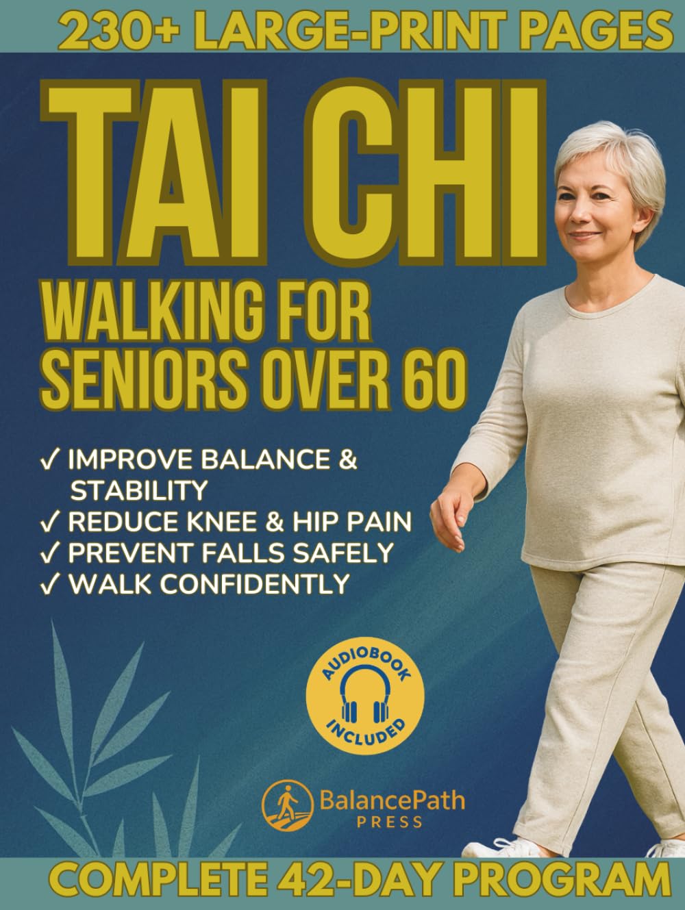 Tai Chi Walking for Seniors Over 60: Feel Safe, Steady, and Walk with Calm, Confident Ease | Gentle 10-Minute Routines to Improve Balance, Boost Walking Stability, and Prevent Falls
