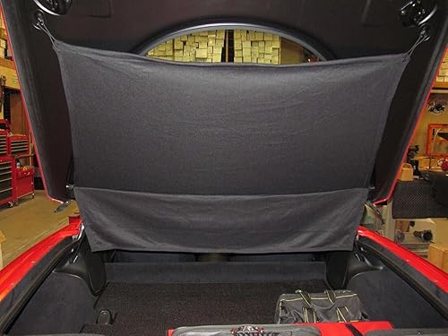 Miniatura 2 de Cubierta de sombra de área de carga de seguridad para maletero trasero negro para Chevrolet Corvette C5 1997-2004 nuevo