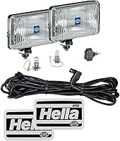HELLA 450 Driving Light Kit H3 12V 55W ECE/SAE - Compact High-Performance Auxiliary Lights for Off-Road & Night Driving