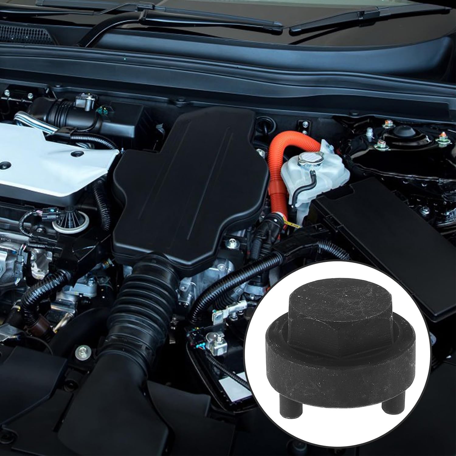 ORFOFE Steering Support Bracket Puller for Vehicle Steering Rack Pressure Block, Carbon Steel Three Claw Fixed Design with Quick Adjustment and Reliable Performance for Automotive Repair
