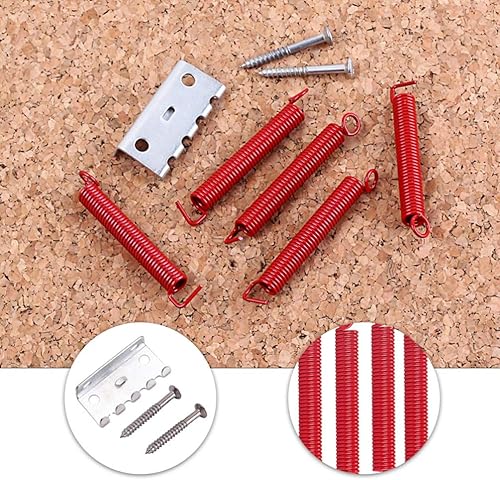 Miniatura 9 de EXCEART Guitarra eléctrica Trémolo Bridge Springs Noiseless Tremolo Spring Claw Kit Reemplazo Guitarras Piezas