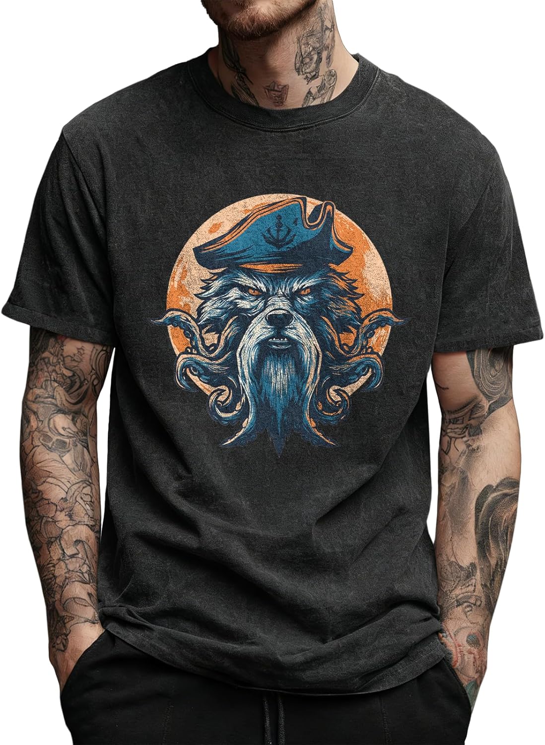 Summer Graphic T-Shirts for Men Cotton Casual Tees Comfy Streetwear Crewneck Short ...