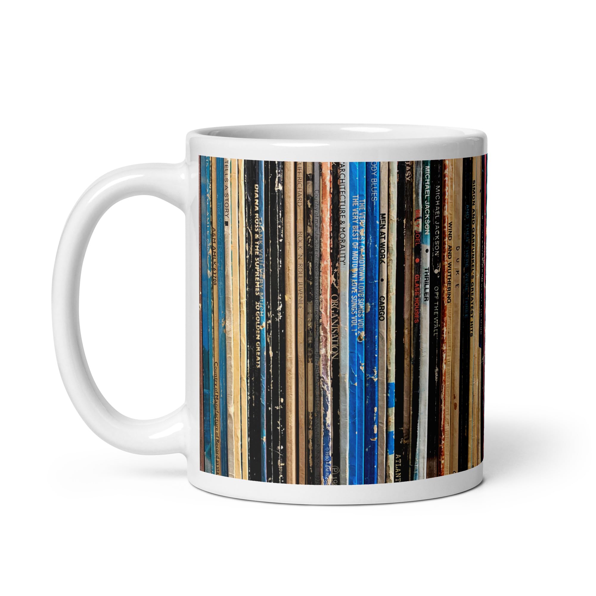 Vinyl Records Music Lovers Record Collector Gifts 11oz Tea Cup Coffee Mug