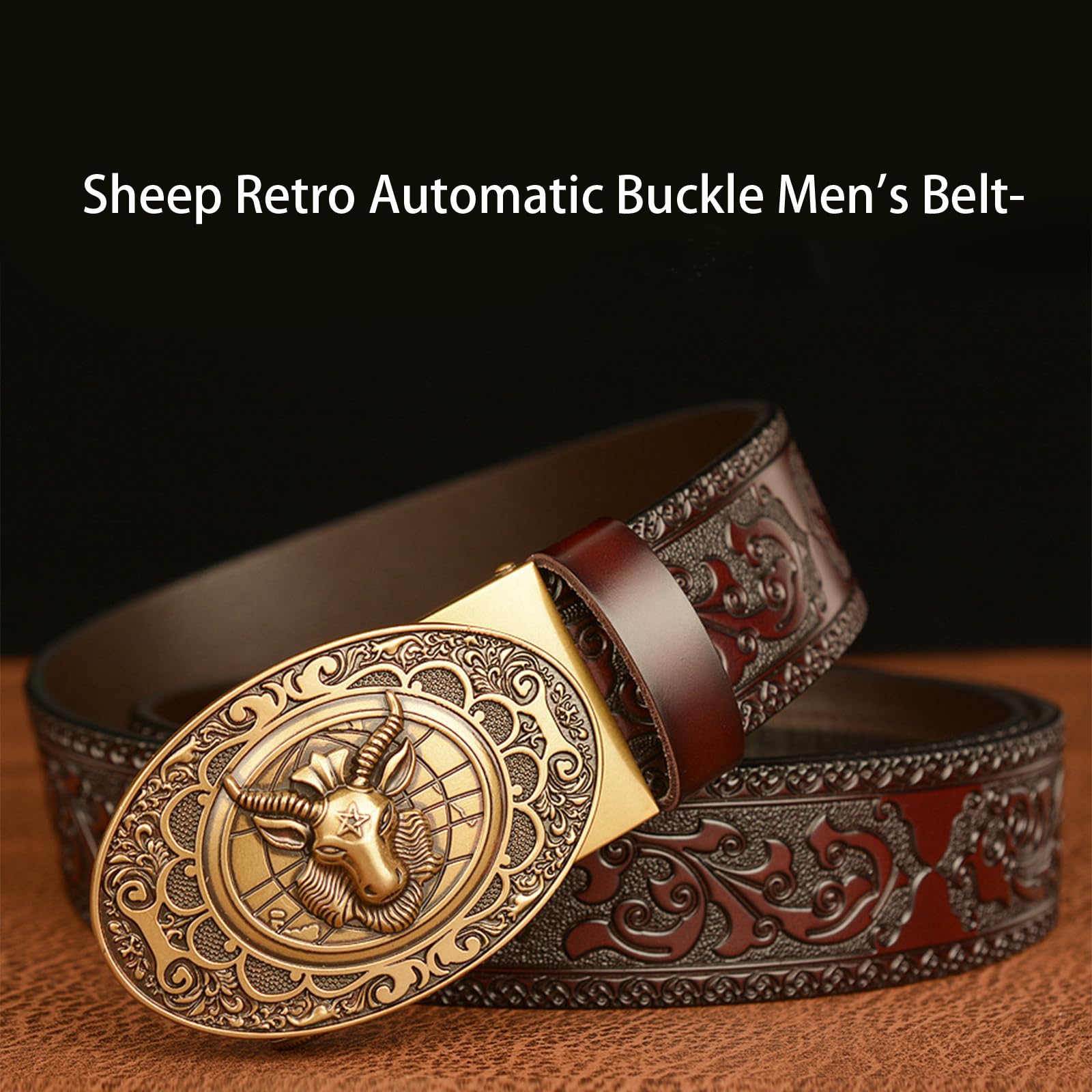 Ceinture extensible en cuir pour jeans